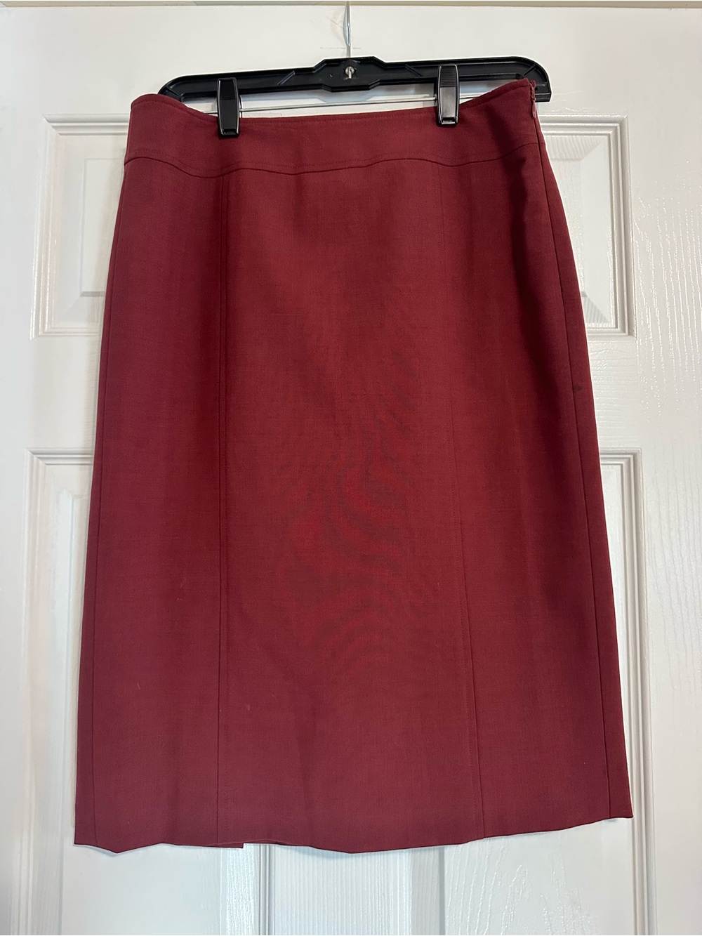LOFT Women's Deep Burgundy Pencil Skirt